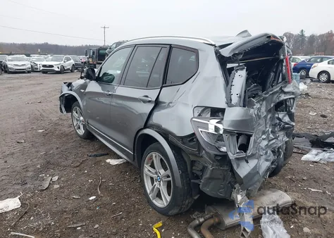 2014 BMW X3 xDrive28I из США, поврежденный, VIN 5UXWX9C59E0D14014